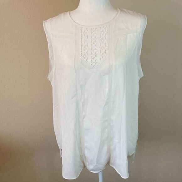 Vince Camuto‎ Size Large Sleeveless Blouse (E2) - Picture 1 of 11